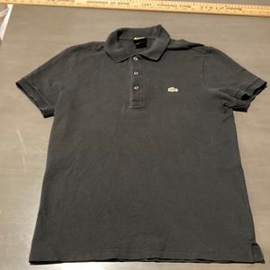 Lacoste black polo Limited Edition gold